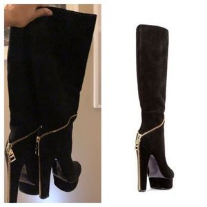 Suede Leather Boots, Donald J Pliner.